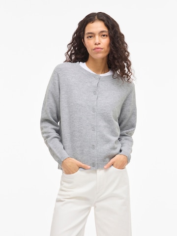 VILA Knit cardigan 'VILiga' in Grey: front
