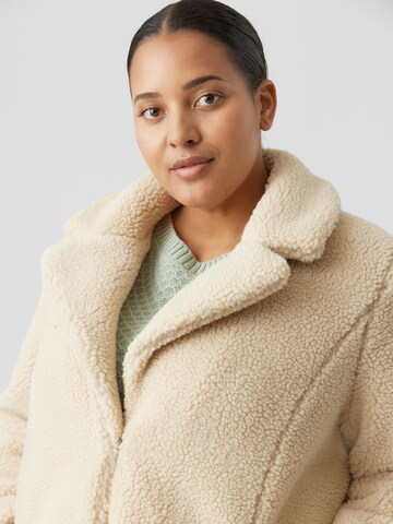 Vero Moda Curve Winter Coat in Beige