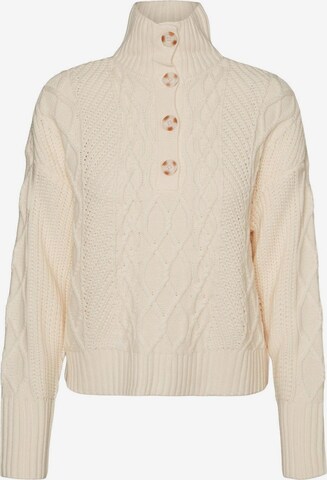 Pull-over Noisy may en beige : devant