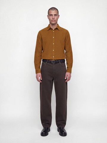 Regular fit Camicia di JACK & JONES in marrone