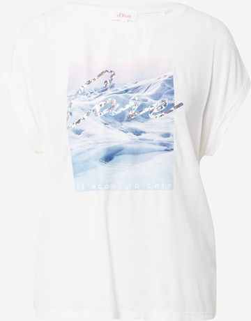 s.Oliver Shirt in White: front