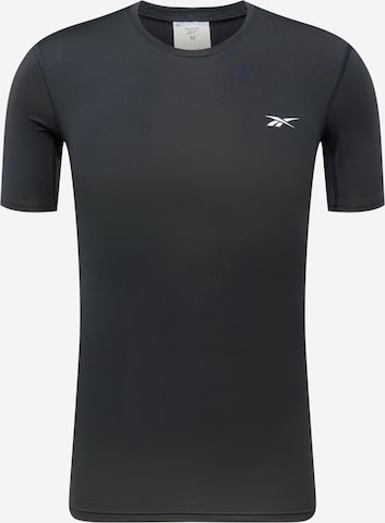 T-Shirt fonctionnel 'Workout Ready' Reebok en noir : devant