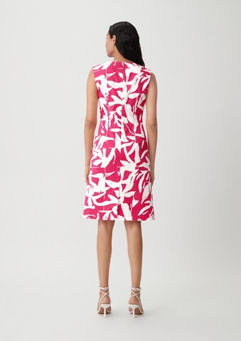 COMMA Sommerkleid in Pink: Rückseite