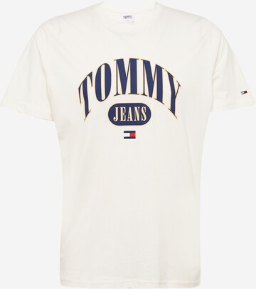 Tommy Jeans Tričko 'Regular Entry' – bílá: přední strana