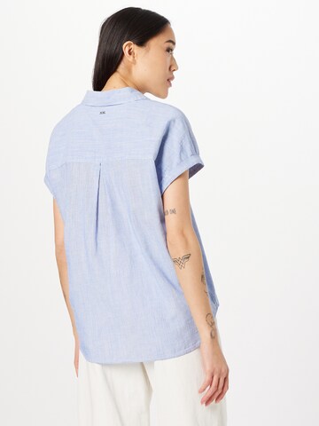 TOM TAILOR DENIM Blouse in Blue