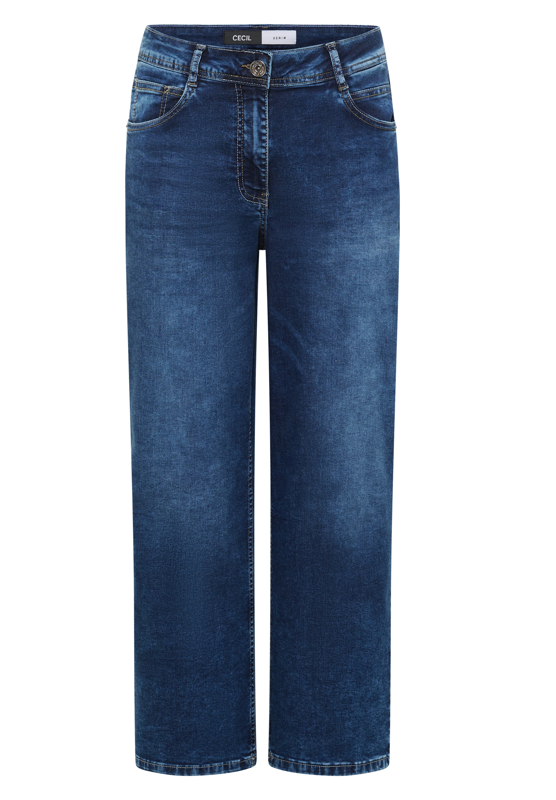 CECIL Loosefit Jeans in Blau: Vorderseite