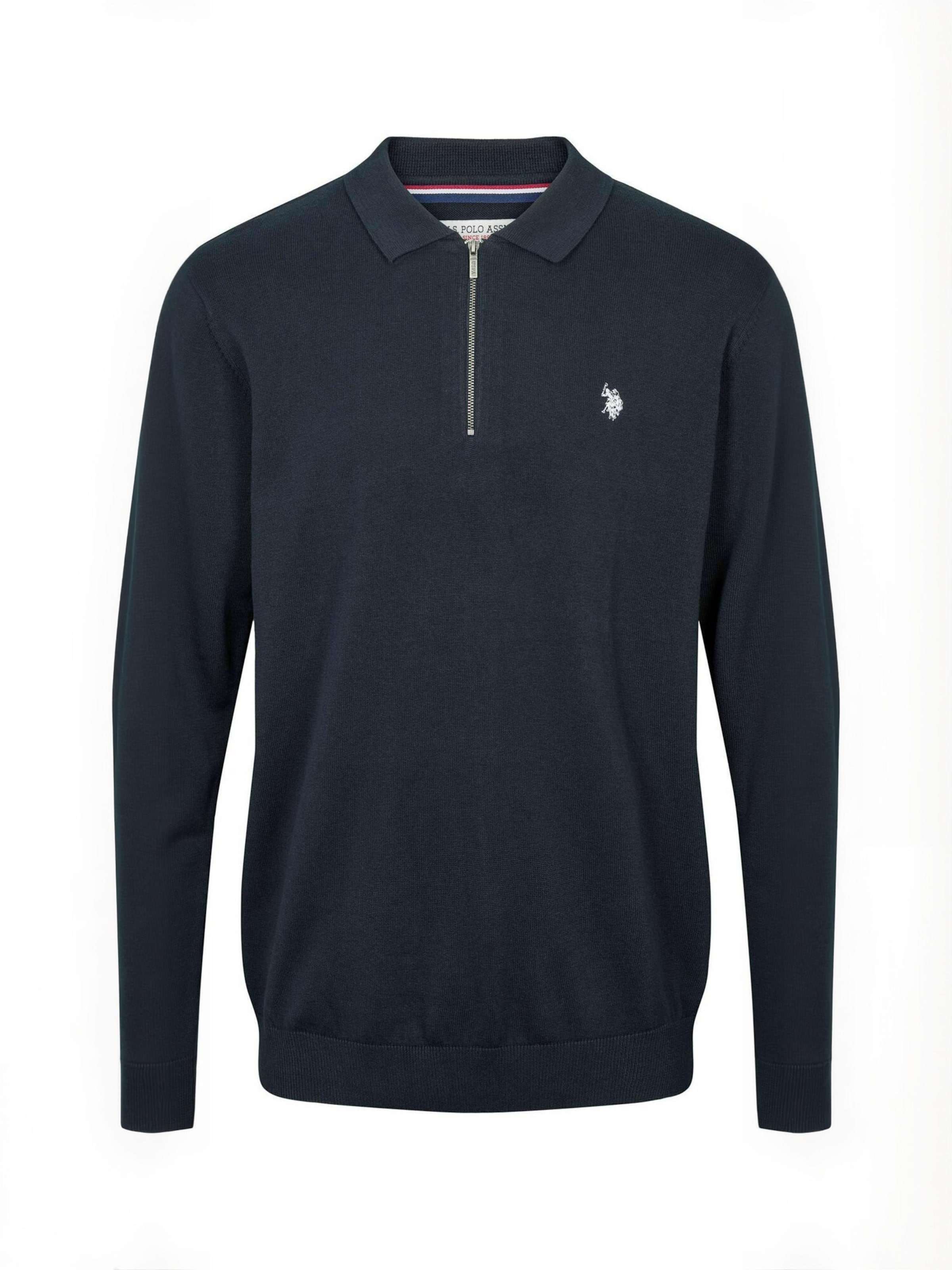 U.S. POLO ASSN. Pullover ' UMSanka ' in Blau: Vorderseite