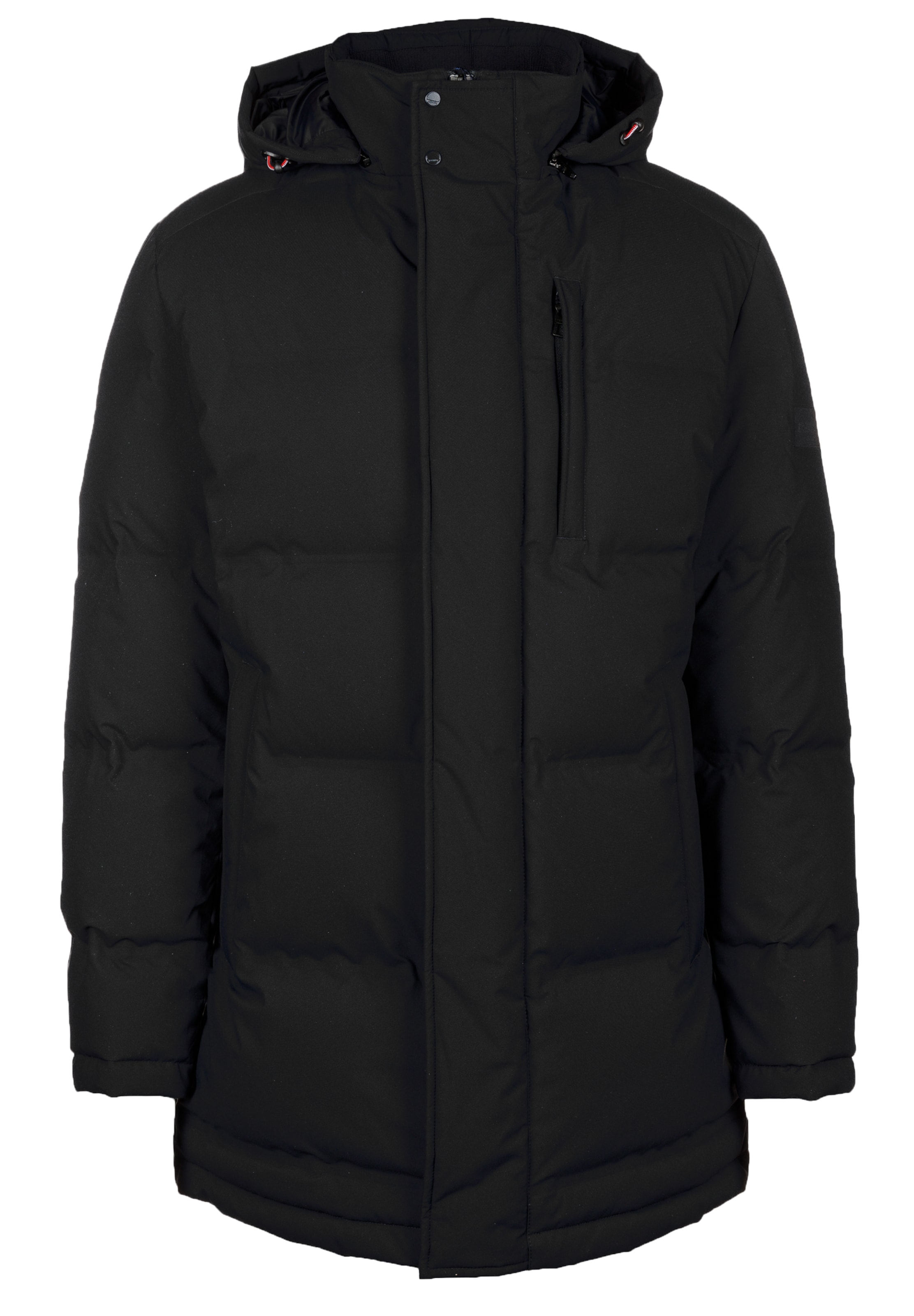HECHTER PARIS Between-Seasons Parka in Black: front
