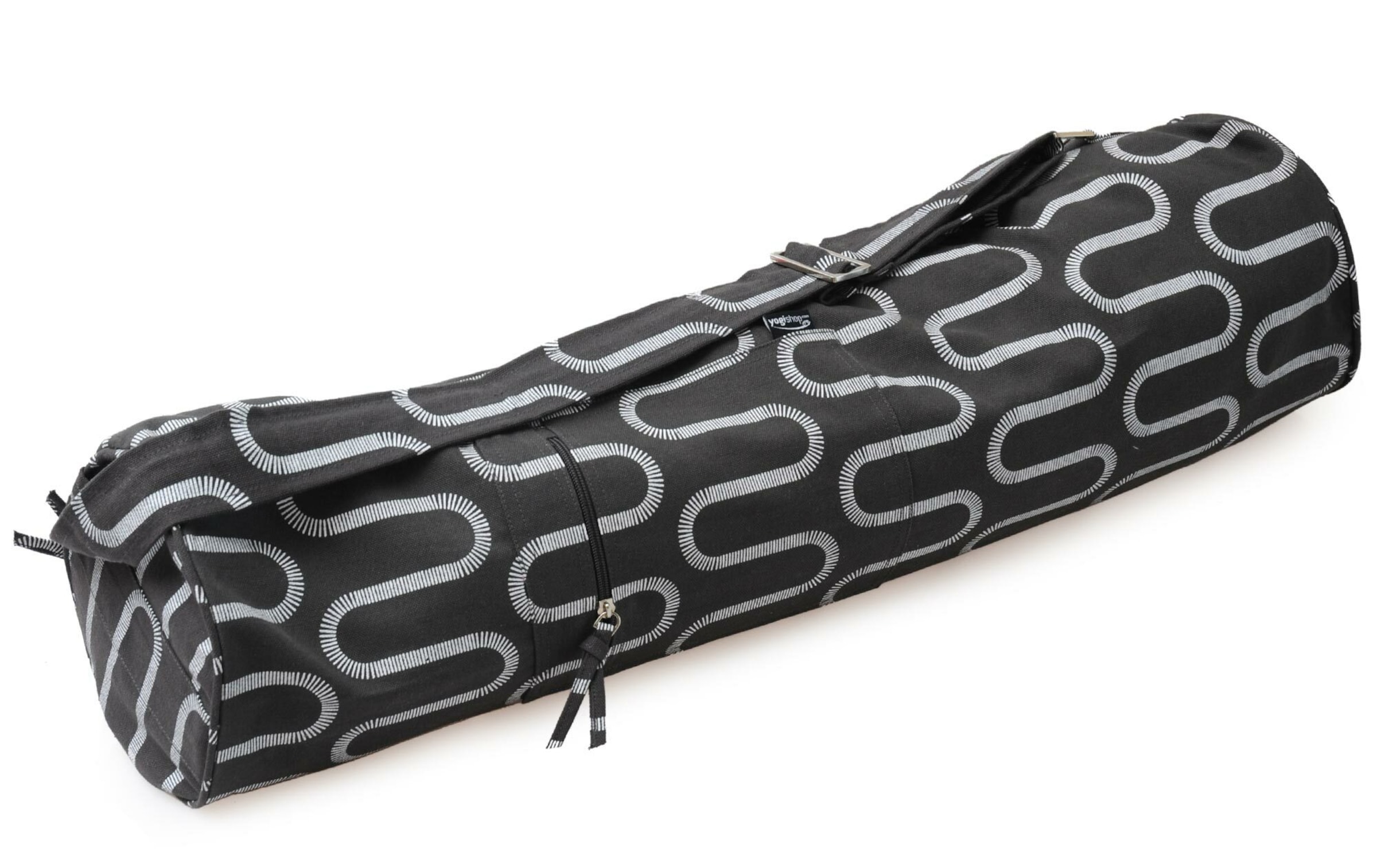 Yogishop Yogatasche in Schwarz: Vorderseite