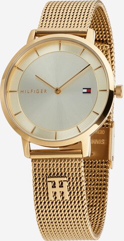 TOMMY HILFIGER Analogt ur 'Dressed Up' i guld: forside