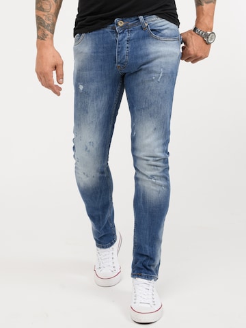 Rock Creek Slim fit Jeans in Blue: front