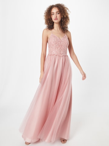 Robe de soirée Laona en rose