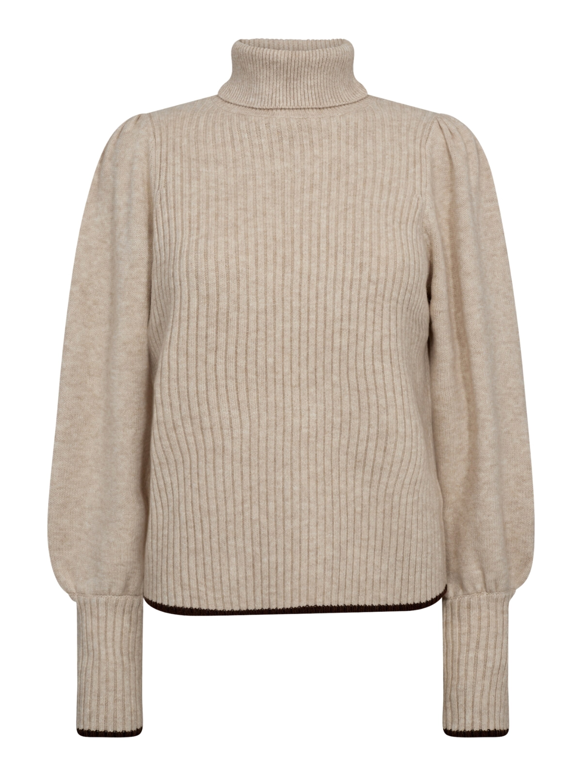 co'couture Pulóver 'Row' - bézs: elől