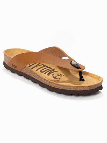 Bayton Teenslippers 'LUCCA' in Bruin