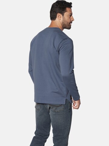 Jan Vanderstorm Sweatshirt ' Jornsen ' in Blauw