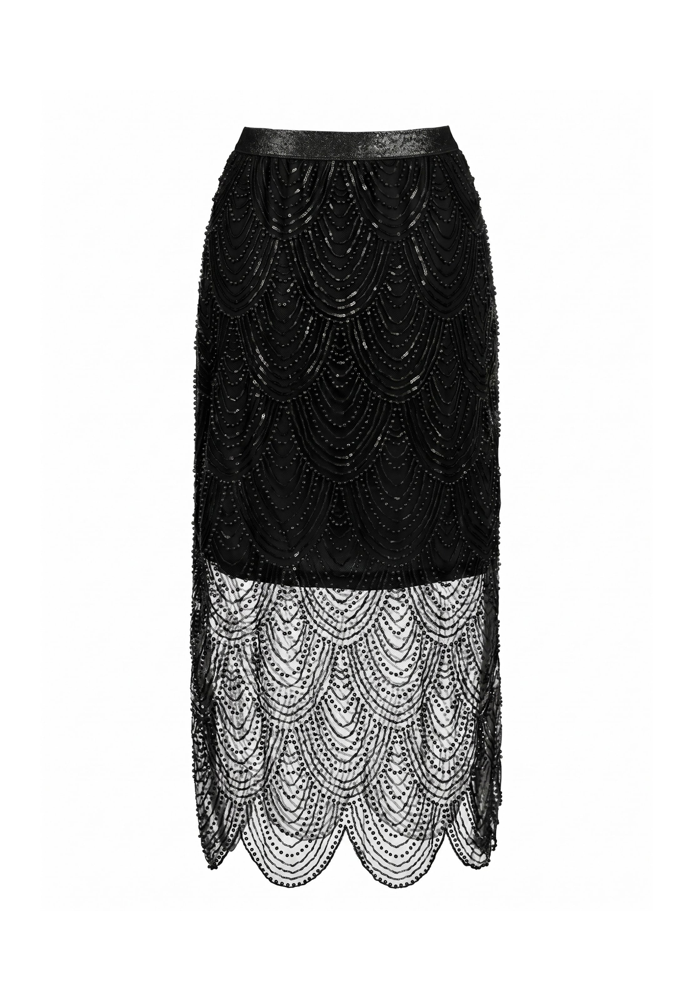 faina Skirt in Black: front