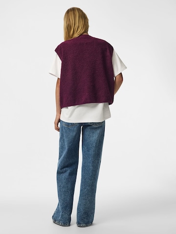 PIECES - Chaleco 'PCKATTY' en rojo