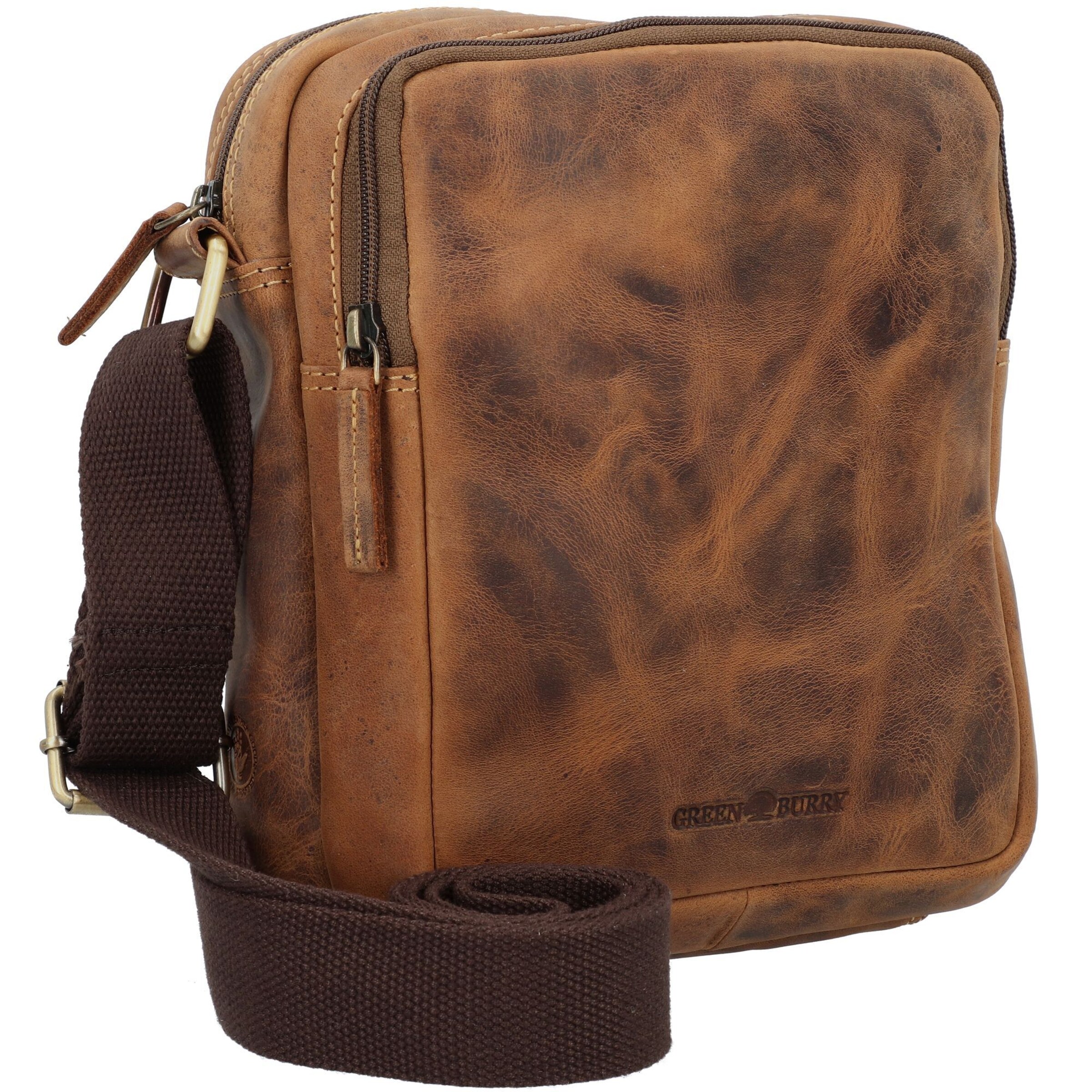 GREENBURRY Crossbody bag 'Vintage' in Brown