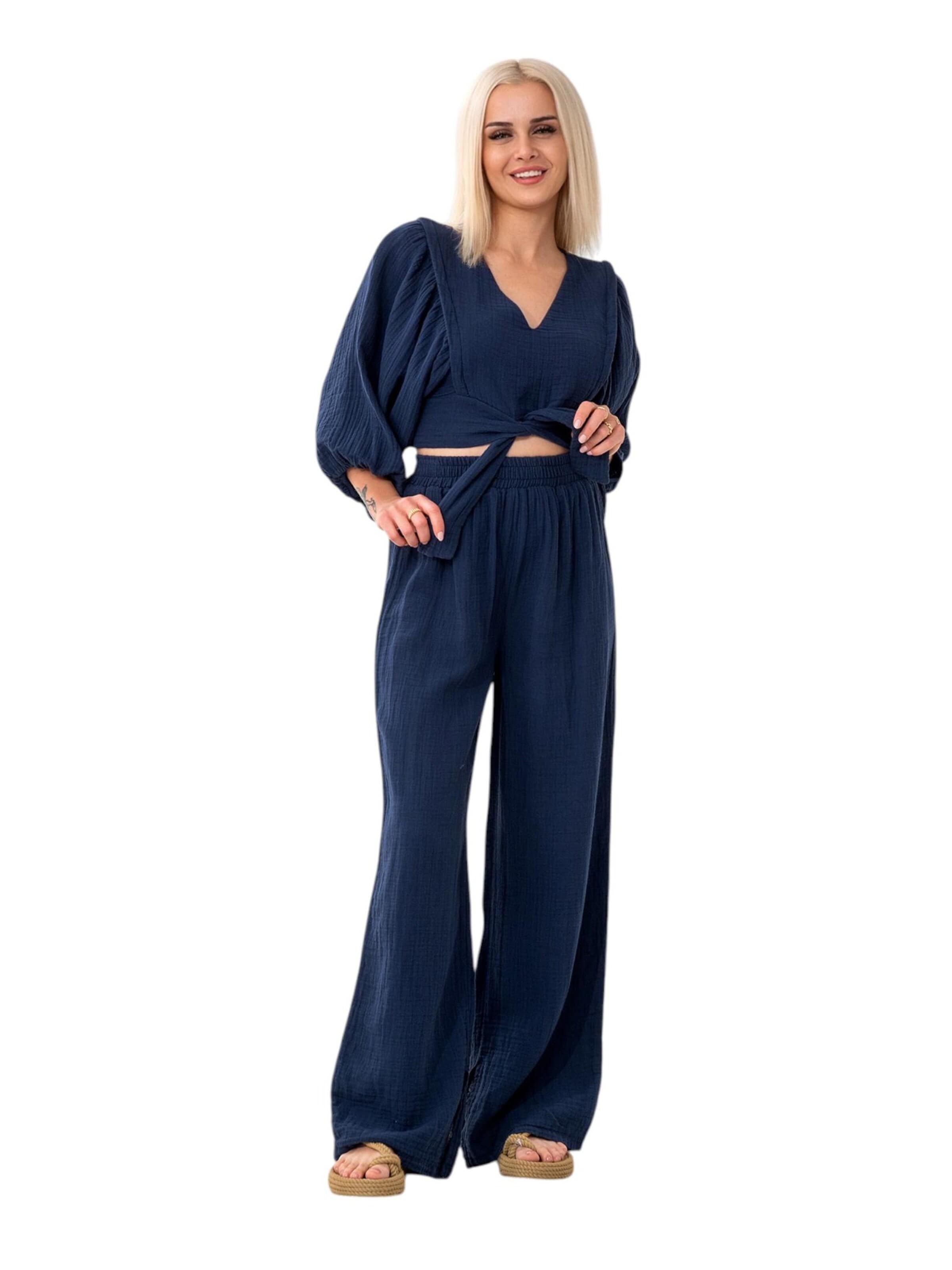 WENOR Leisure suit 'FLOWSET' in Blue: front