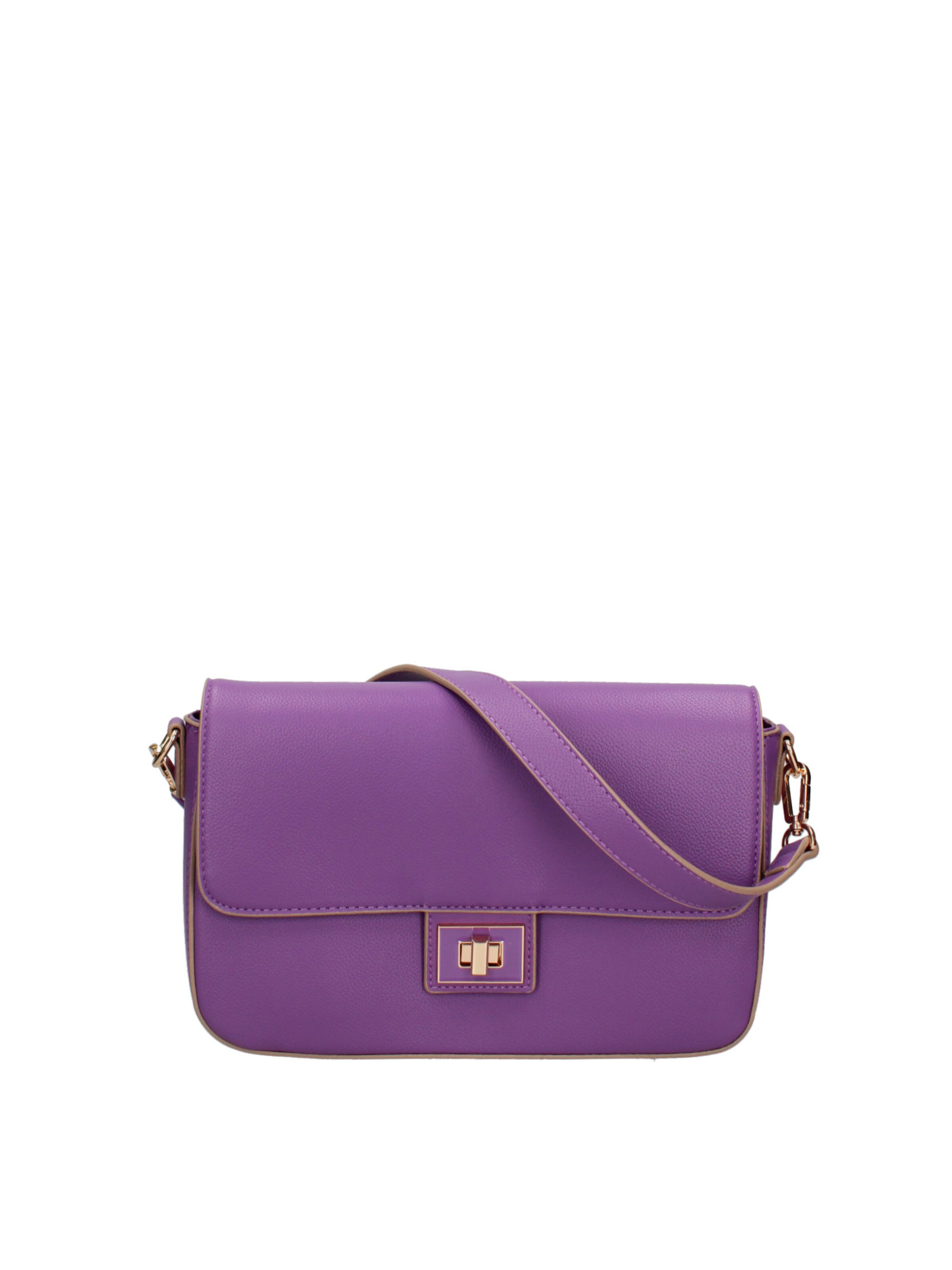 Borsa a spalla 'Borsa a Spalla Donna Amélie Ecopelle - Chiusura Girello' di Diana&Co. in lilla: frontale