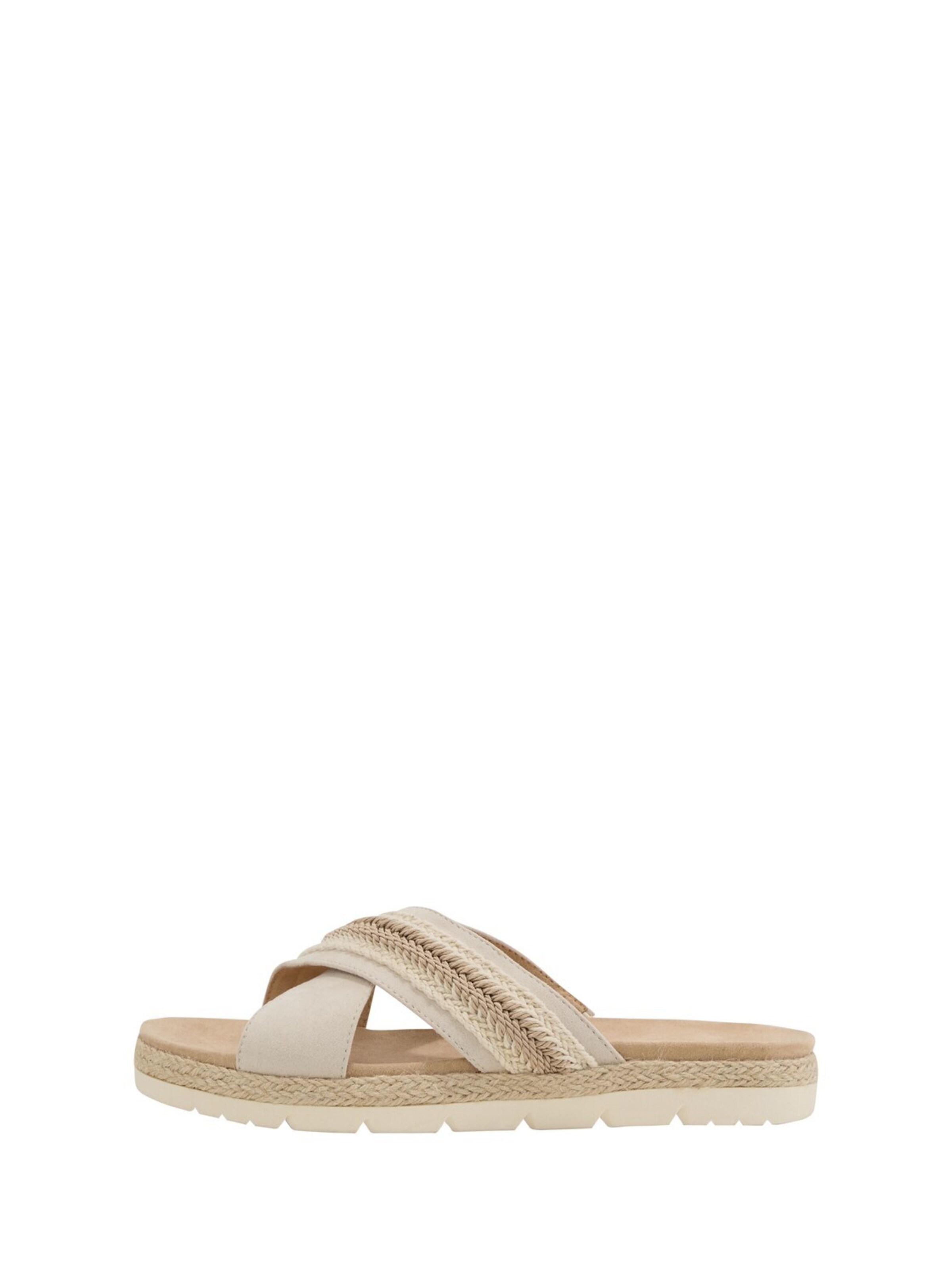 TOM TAILOR Pantolette in Beige