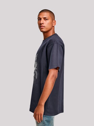 F4NT4STIC T-Shirt 'Guns 'N' Roses Skull And Pistols' in Blau