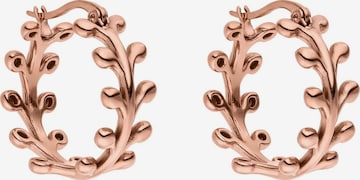 Boucles d'oreilles 'Tiny Leaf' PURELEI en or : devant