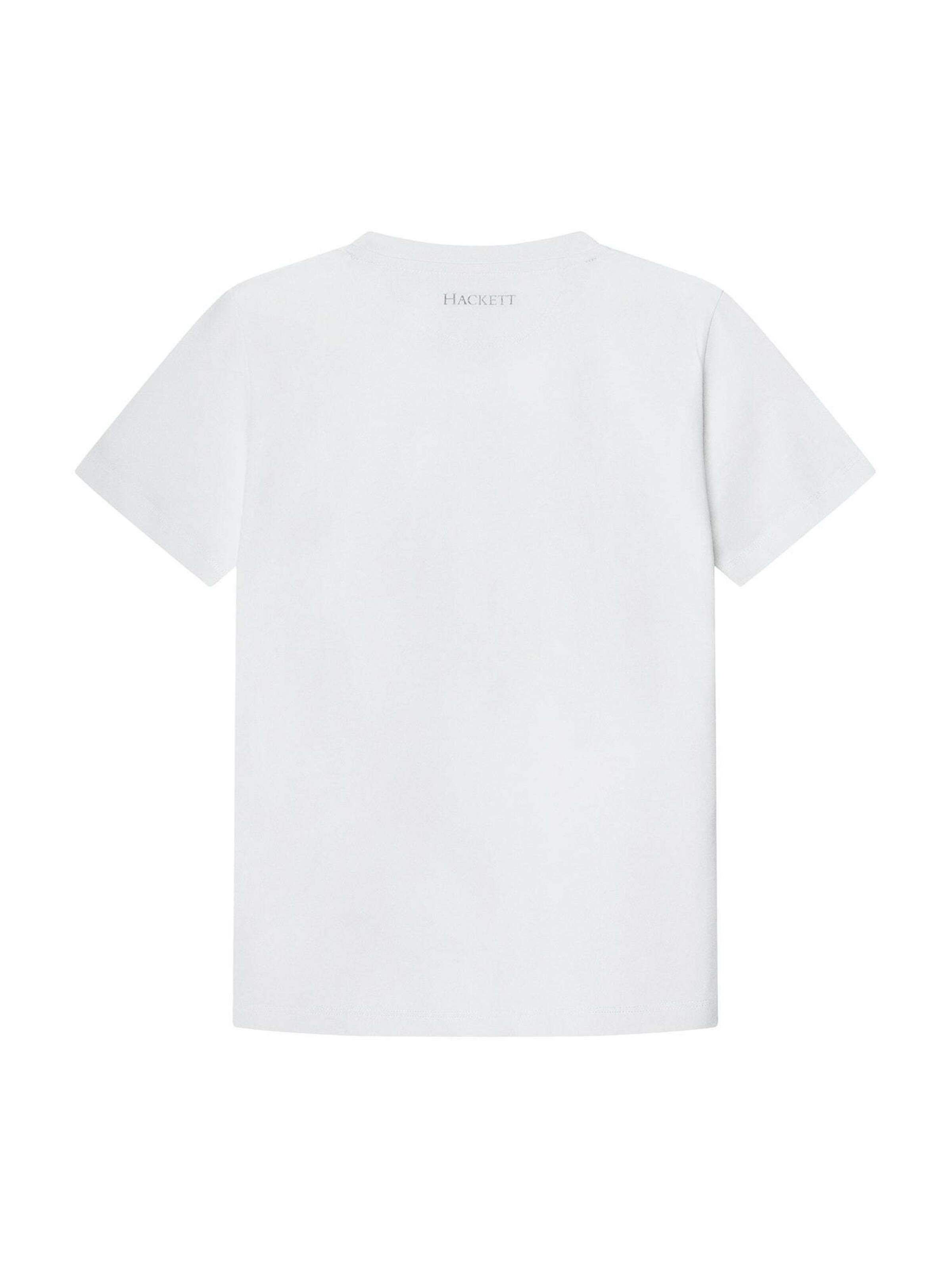 T-Shirt 'Heritage Rally' Hackett London en blanc