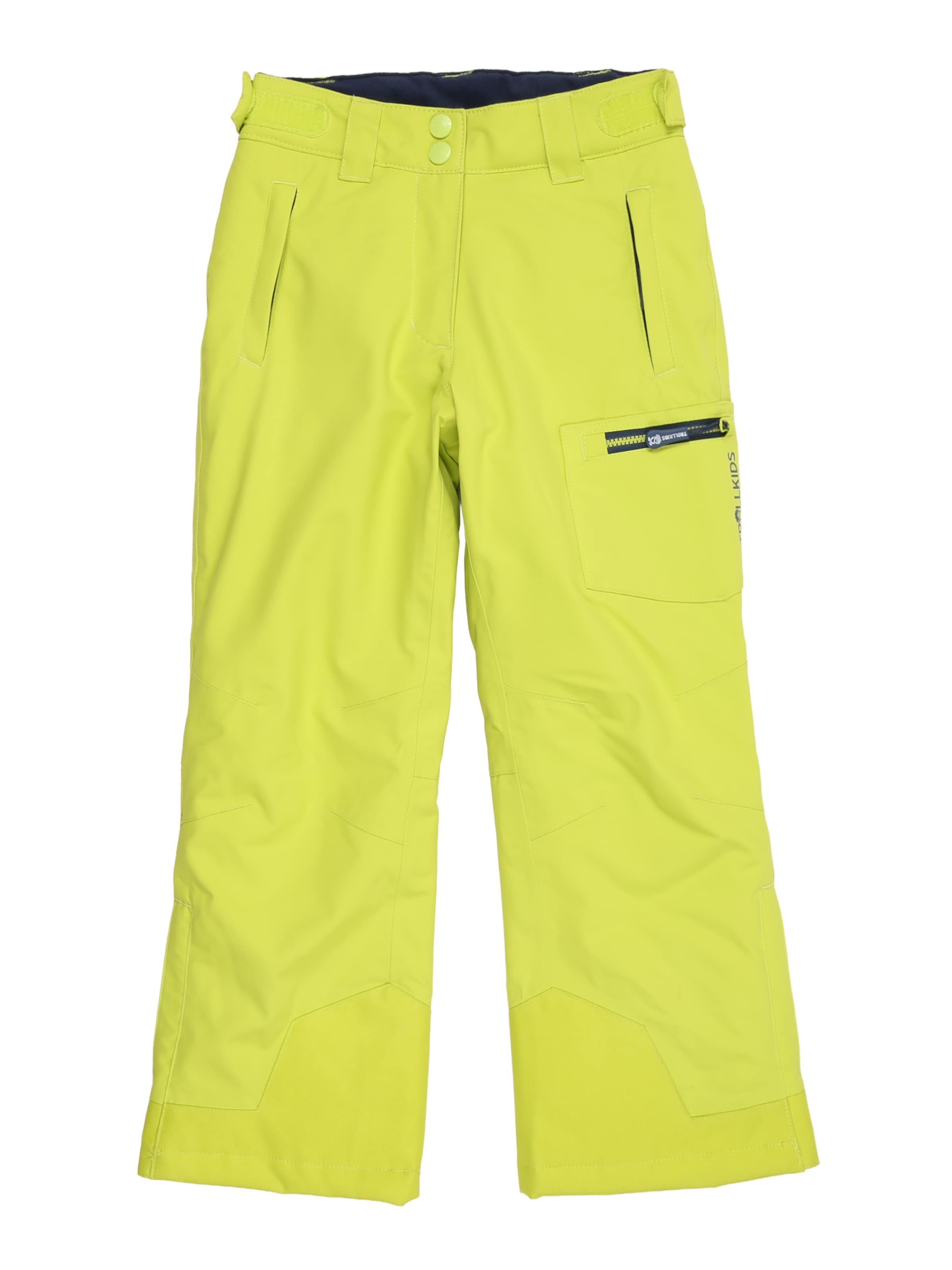 Largi Pantaloni sport 'Hallingdal' de la TROLLKIDS pe verde: față