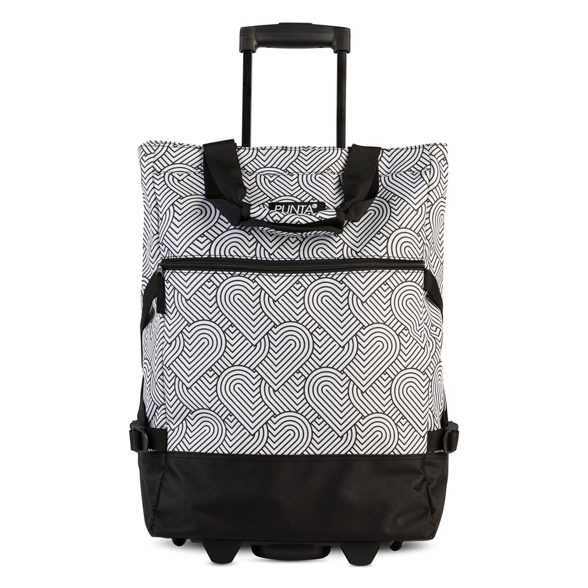 Punta Trolley 'Print' in White: front