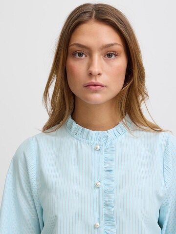 ICHI - Blusa 'Neddie' en azul