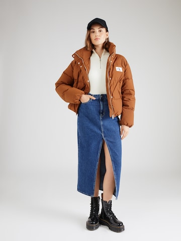 Calvin Klein Jeans Vinterjakke i brun