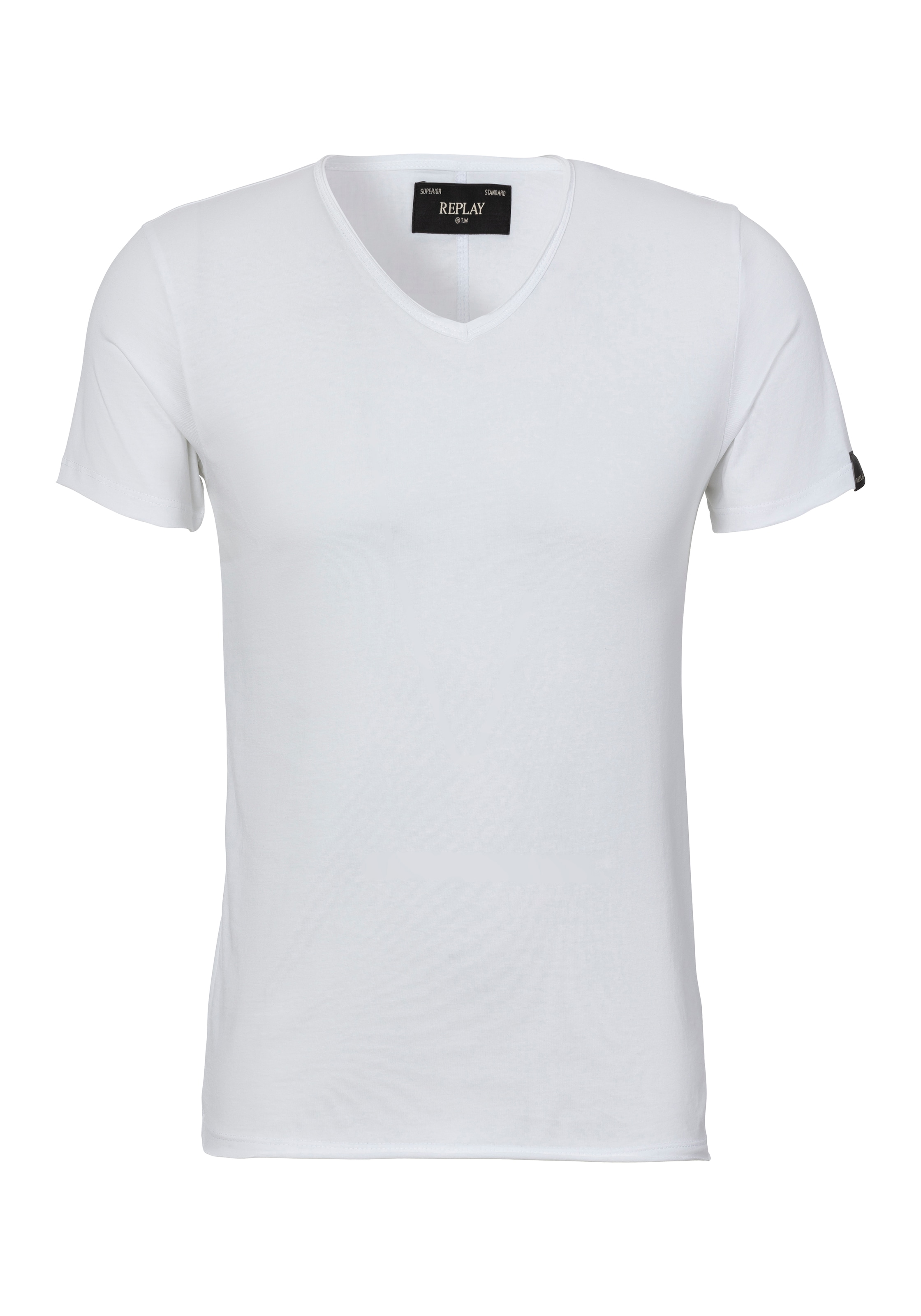 REPLAY Póló - fehér: elől