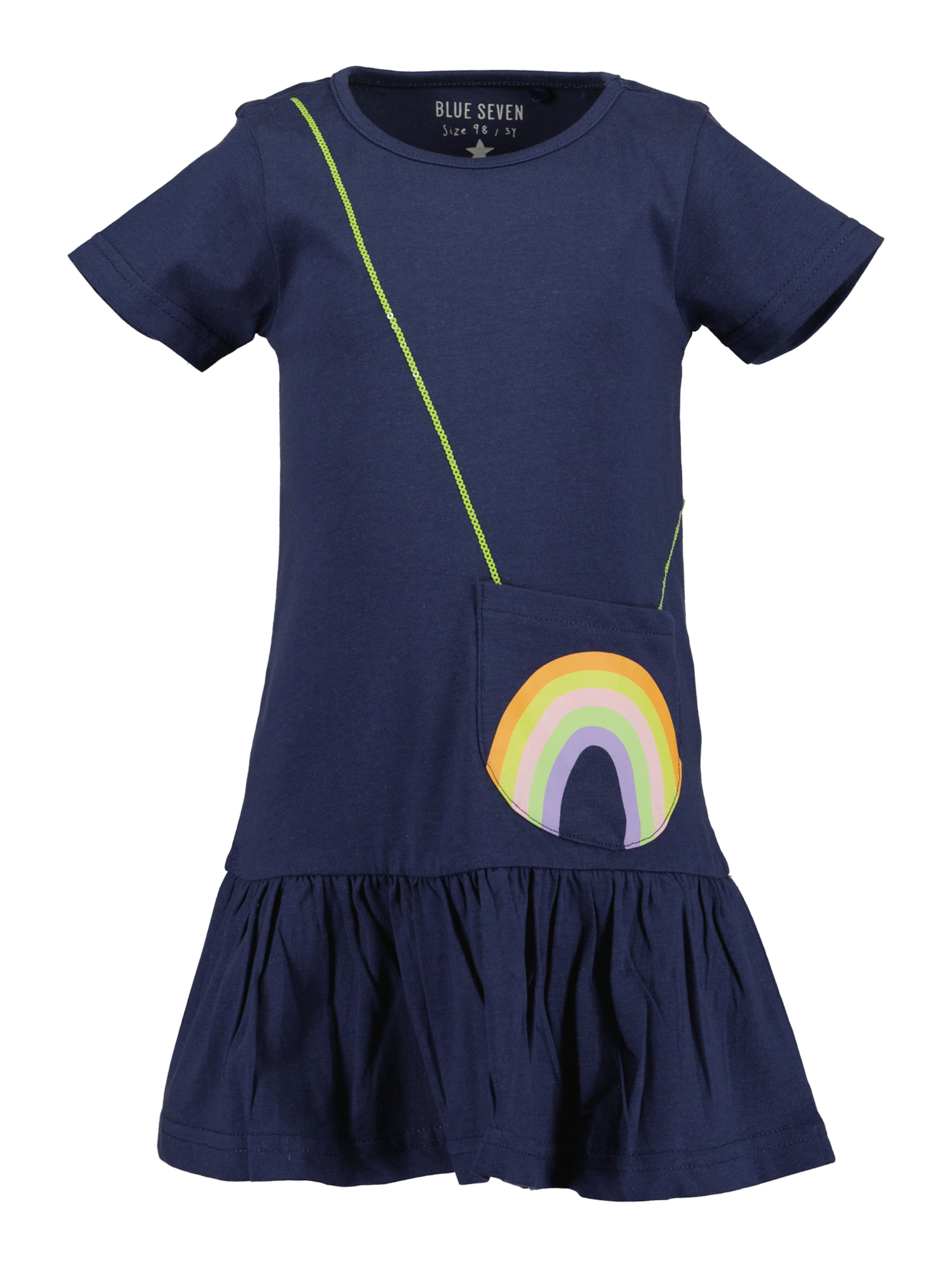 BLUE SEVEN Šaty – modrá: přední strana