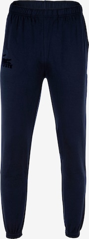 LACOSTE Tapered Pants in Blue: front