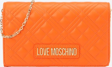 Pochette Love Moschino en orange