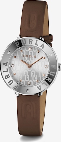 FURLA Uhr 'Essential' in Braun: predná strana