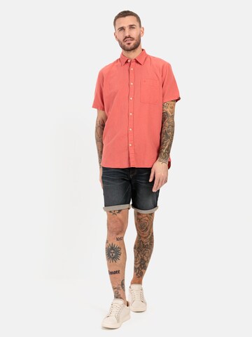 CAMEL ACTIVE Regular fit Button Up Shirt in Red