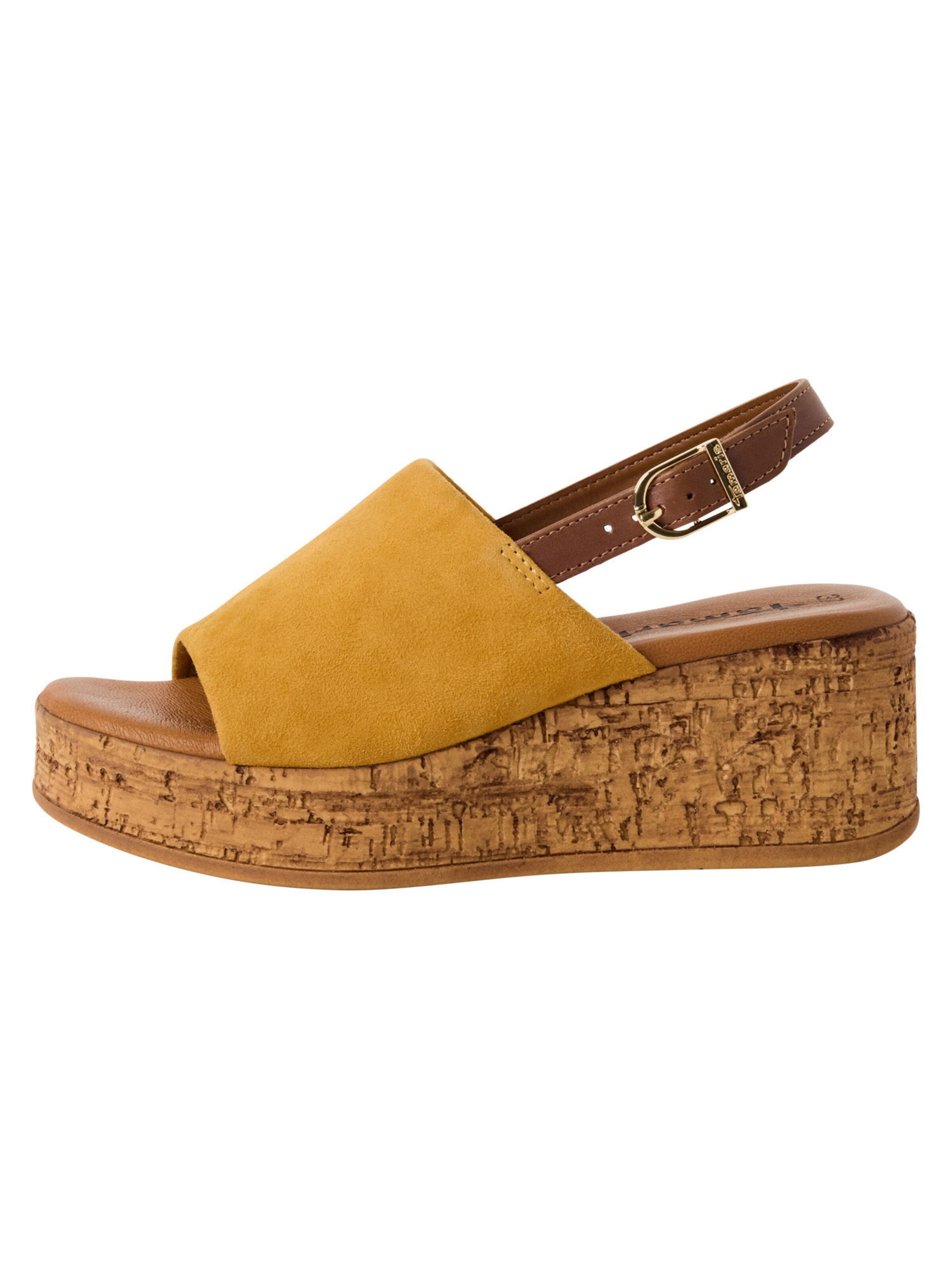 Sandales Tamaris en jaune