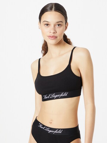 Karl Lagerfeld Bustier BH 'Hotel' i sort: forside