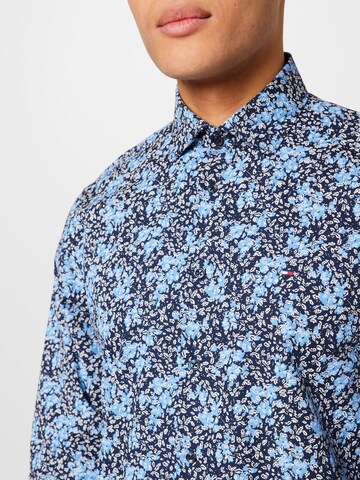 Coupe slim Chemise TOMMY HILFIGER en bleu