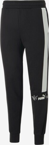 PUMA Workout Pants in Black: front