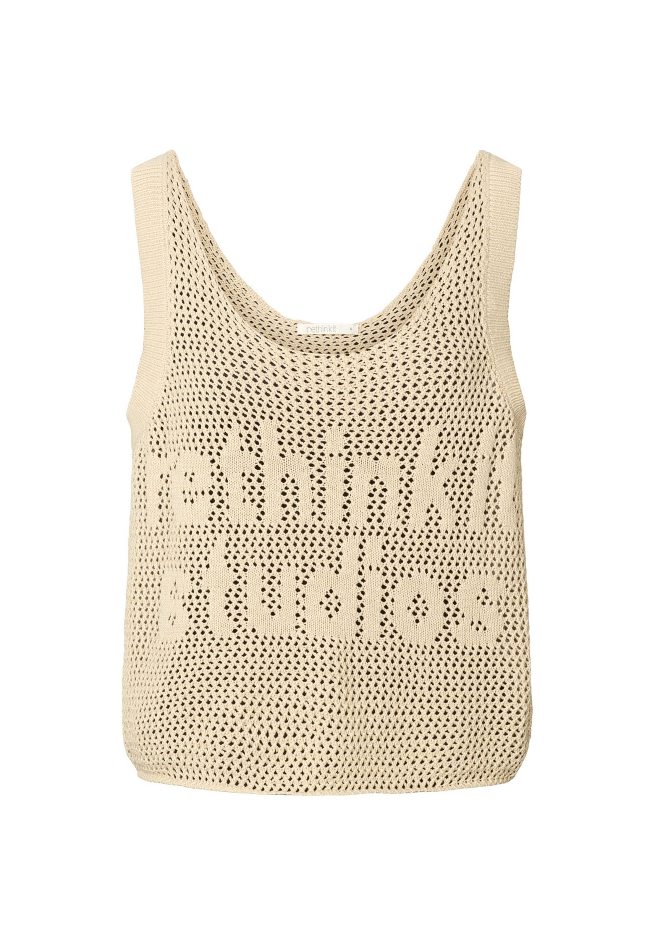 rethinkit studios Top in Beige: front