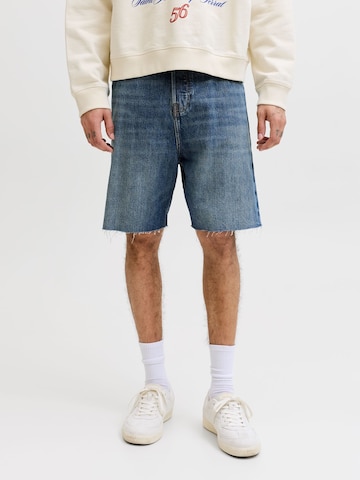 Loosefit Jean JACK & JONES en bleu : devant