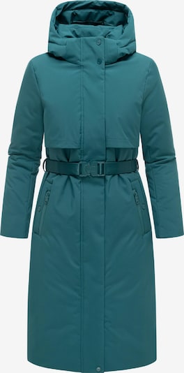NAVAHOO Wintermantel 'Waldbummler 14' in XS in petrol, Produktansicht