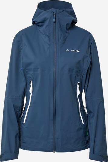 VAUDE Outdoor jakna 'Simony' u tamno plava / bijela, Pregled proizvoda