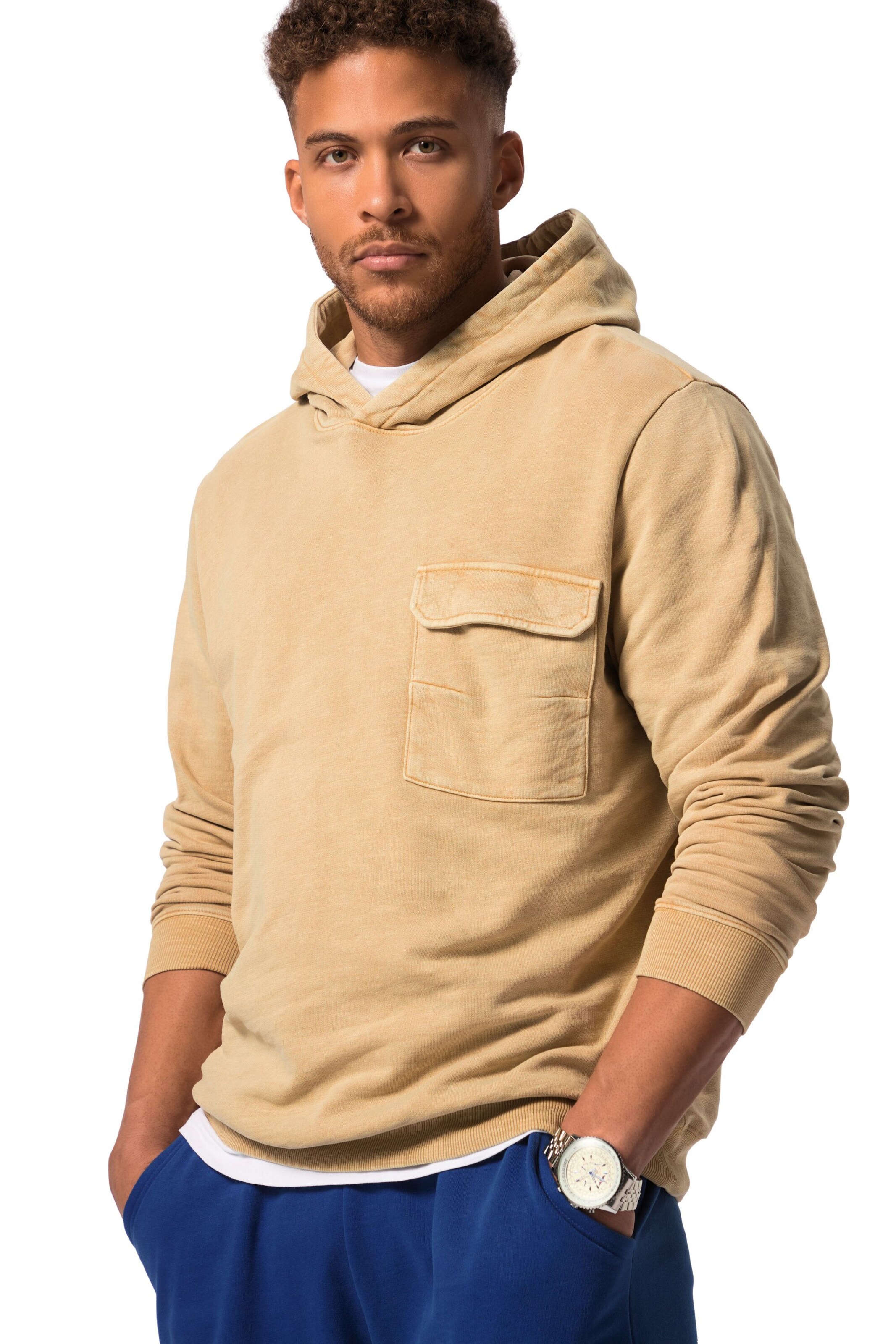 STHUGE Sweatshirt in Grün: Vorderseite