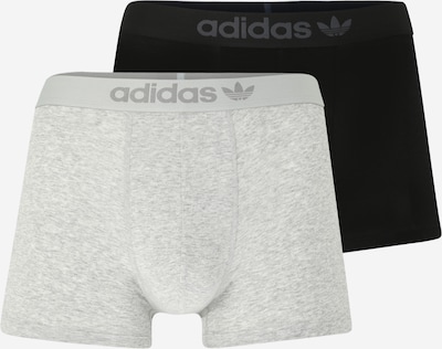 ADIDAS ORIGINALS Boxers en gris chiné / noir, Vue avec produit