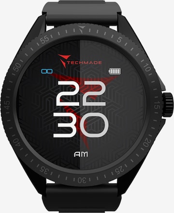 Montre digitale 'SmartWatch ROCKS' Techmade en noir : devant
