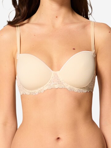 Simone Perele T-shirt Bra 'Délice' in Beige